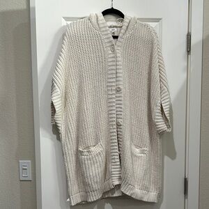 Aerie oversized shrug sweater with hood M